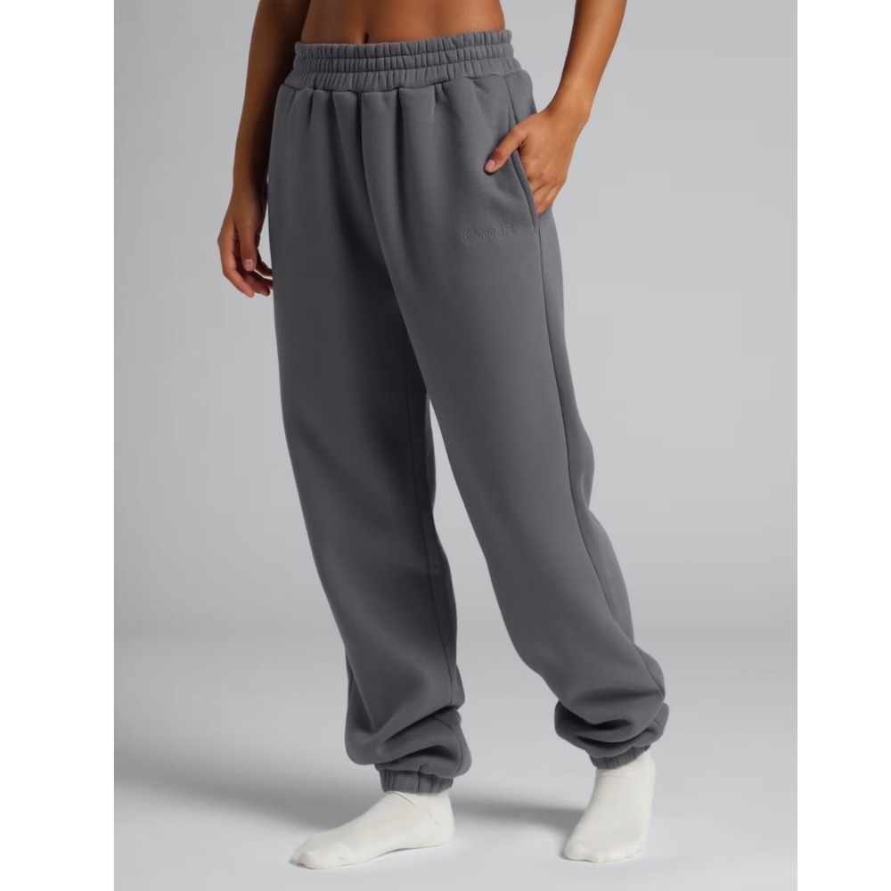 Comfrt Signature Sweatpants Charcoal Gray Heavyweight Fleece Joggers Unisex L